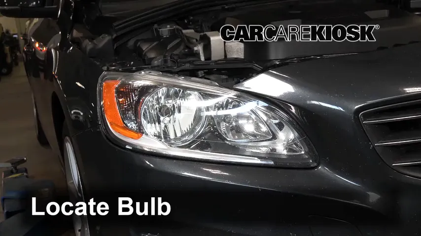 2015 Volvo V60 T5 2.0L 4 Cyl. Turbo Lights Turn Signal - Front (replace bulb)